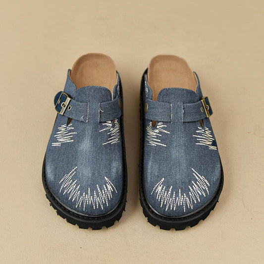 Round Toe Platform Loafers Medium