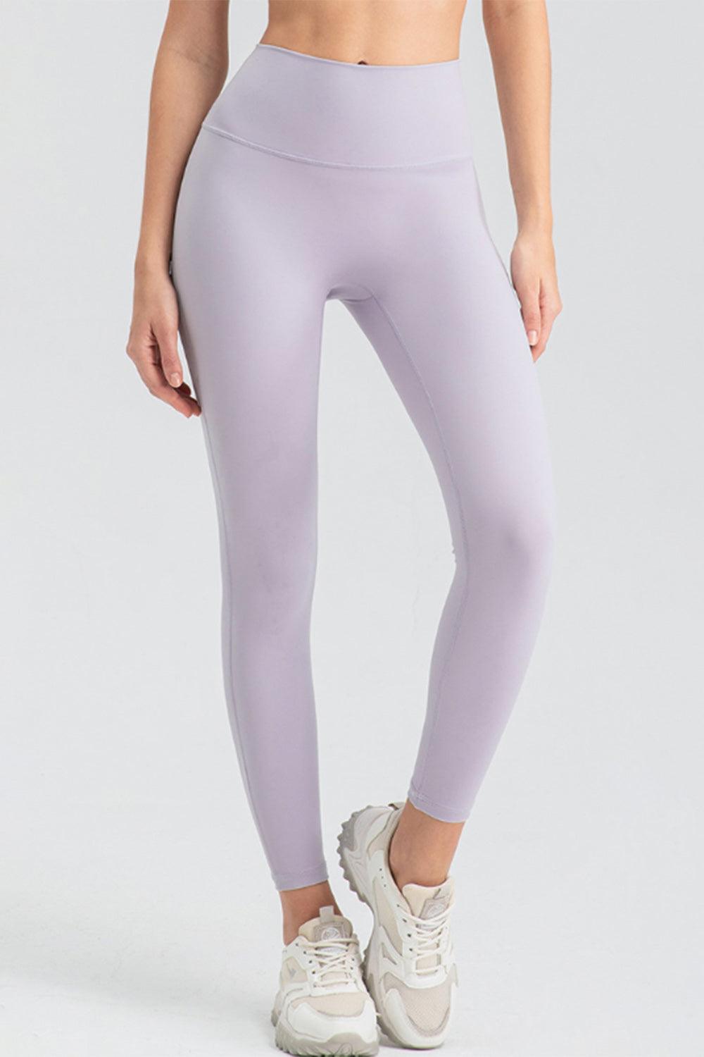 High Waist Skinny Active Pants Blush Pink