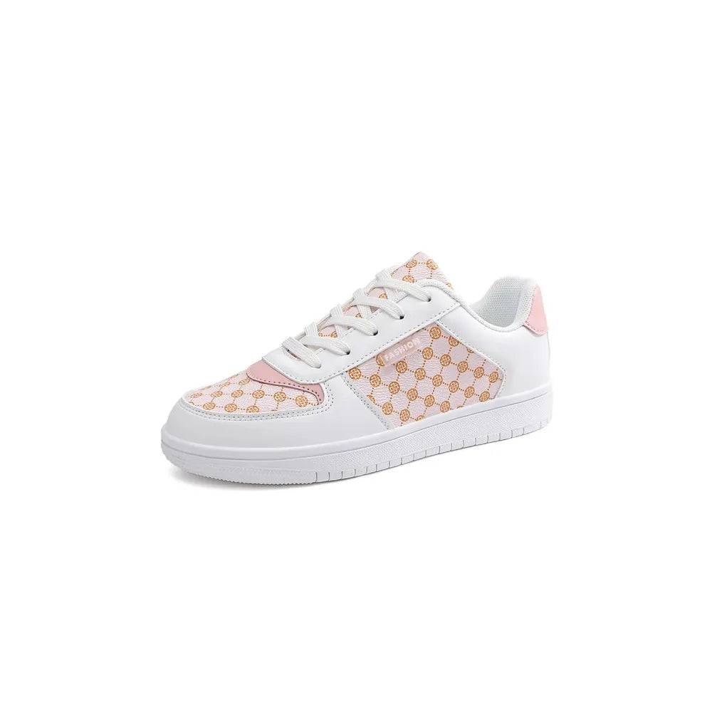 Round Toe Flats Sneakers Pink