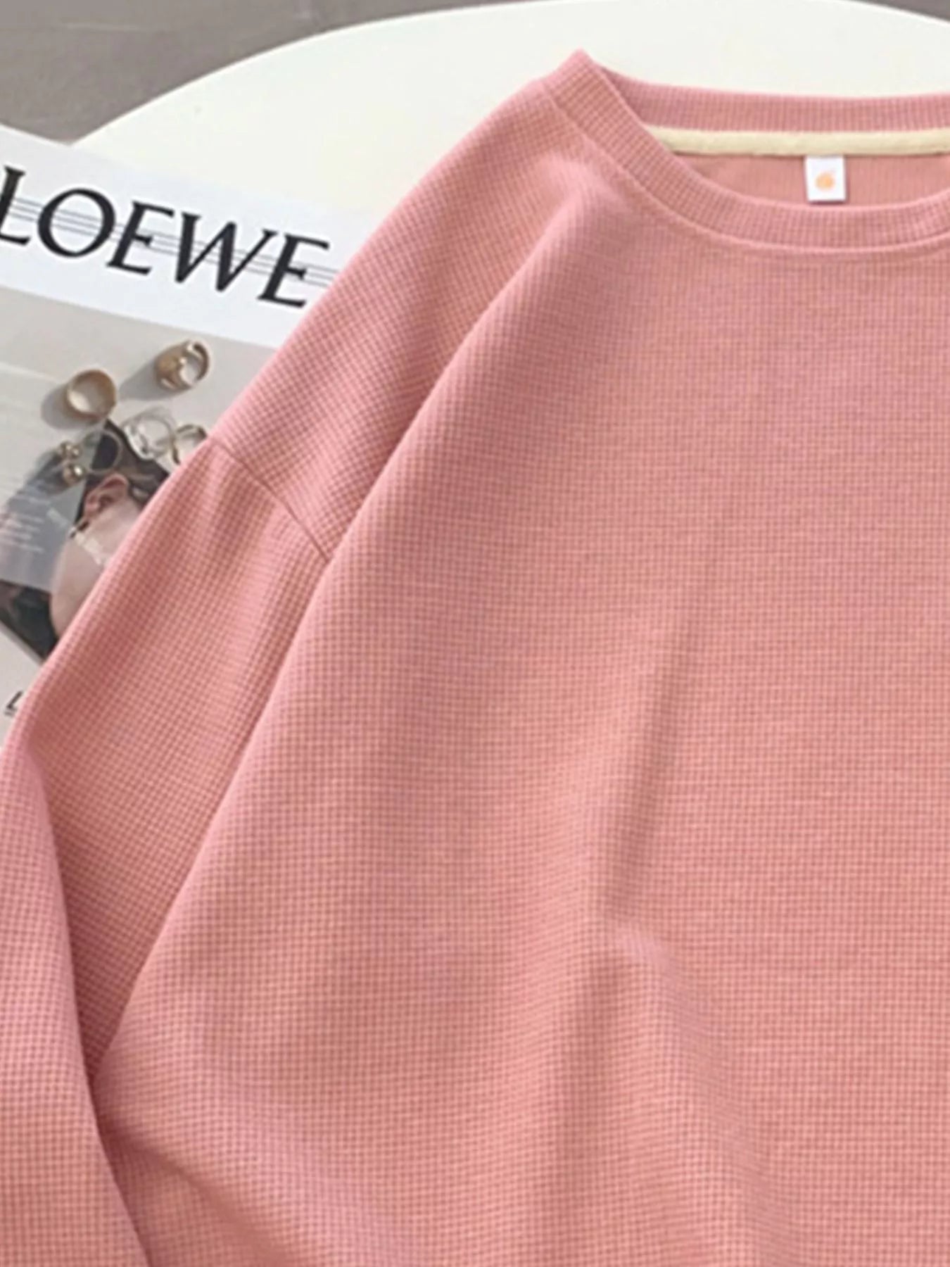 Crew Neck Long Sleeve Sweatshirt