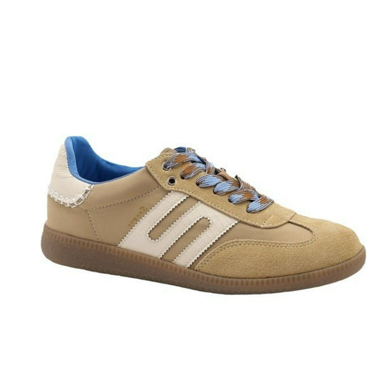 Round Toe Flats Sneakers Camel