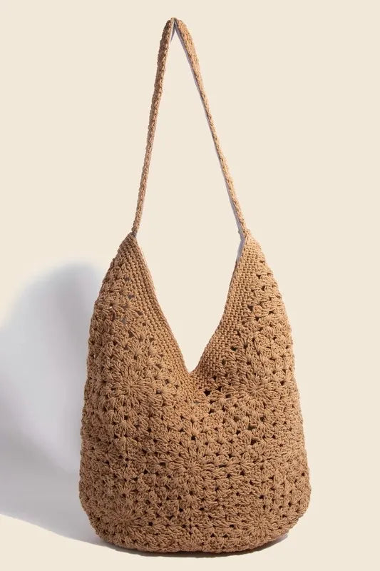 Fame Soft Intricate Braided Tote Bag KA One Size