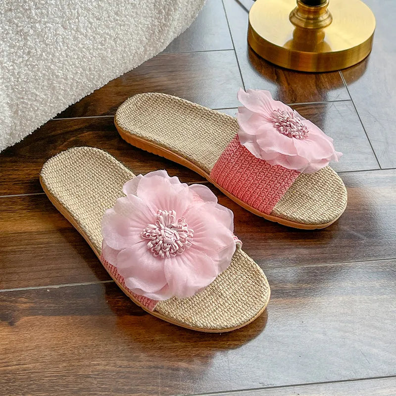 Open Toe Flats Slippers