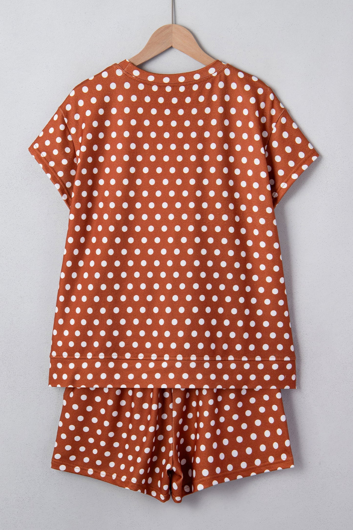 Polka Dot Short Sleeve Top & Shorts Set