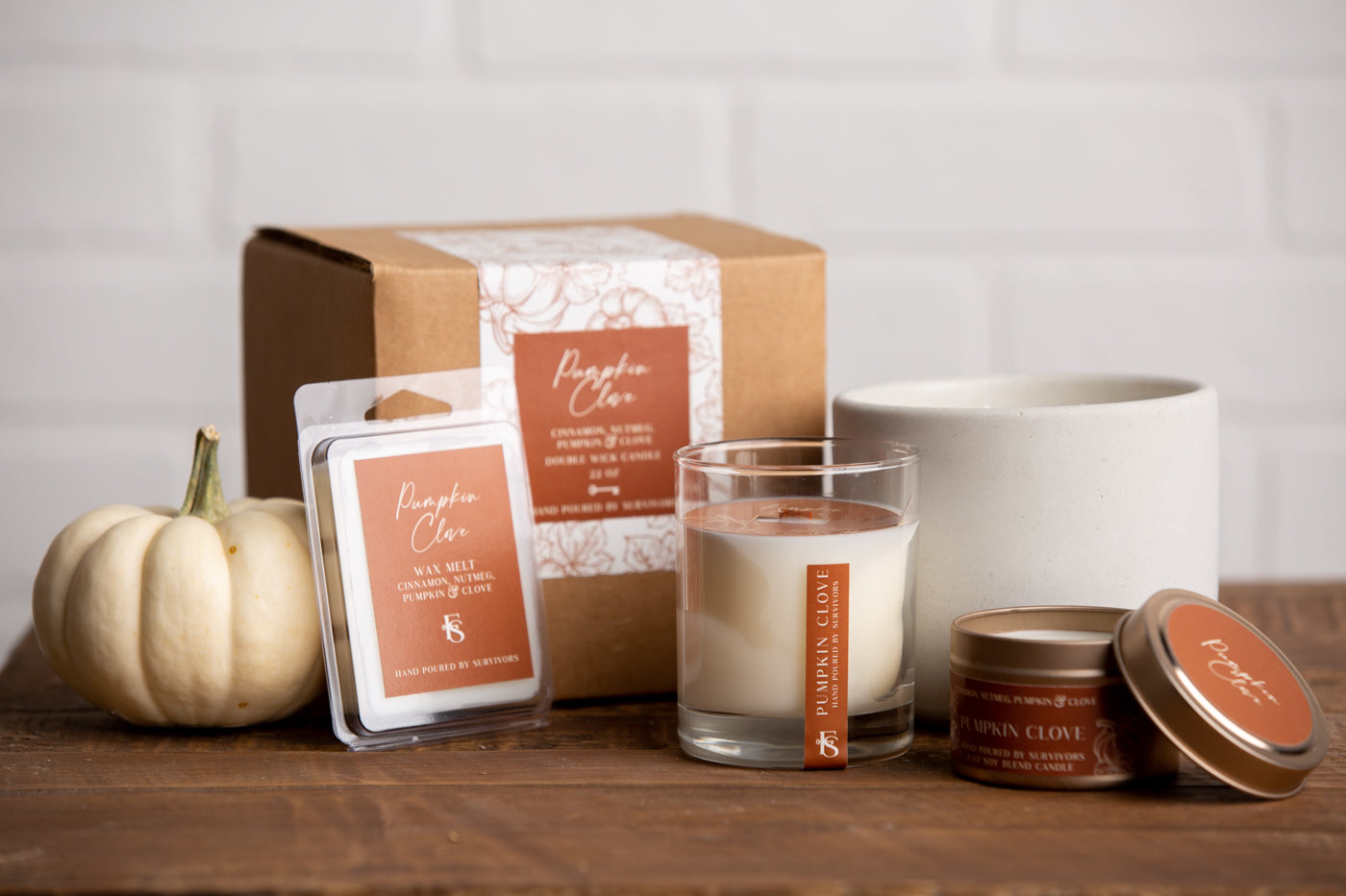 Pumpkin Clove Tin Candle