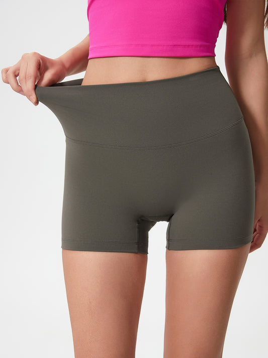 Millennia High Waist Active Shorts Deep Dark Green
