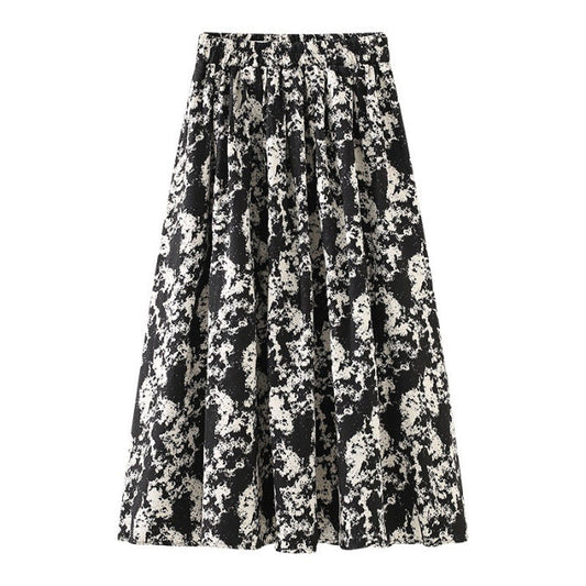 Women's Western Style Tie-dyed Skirt