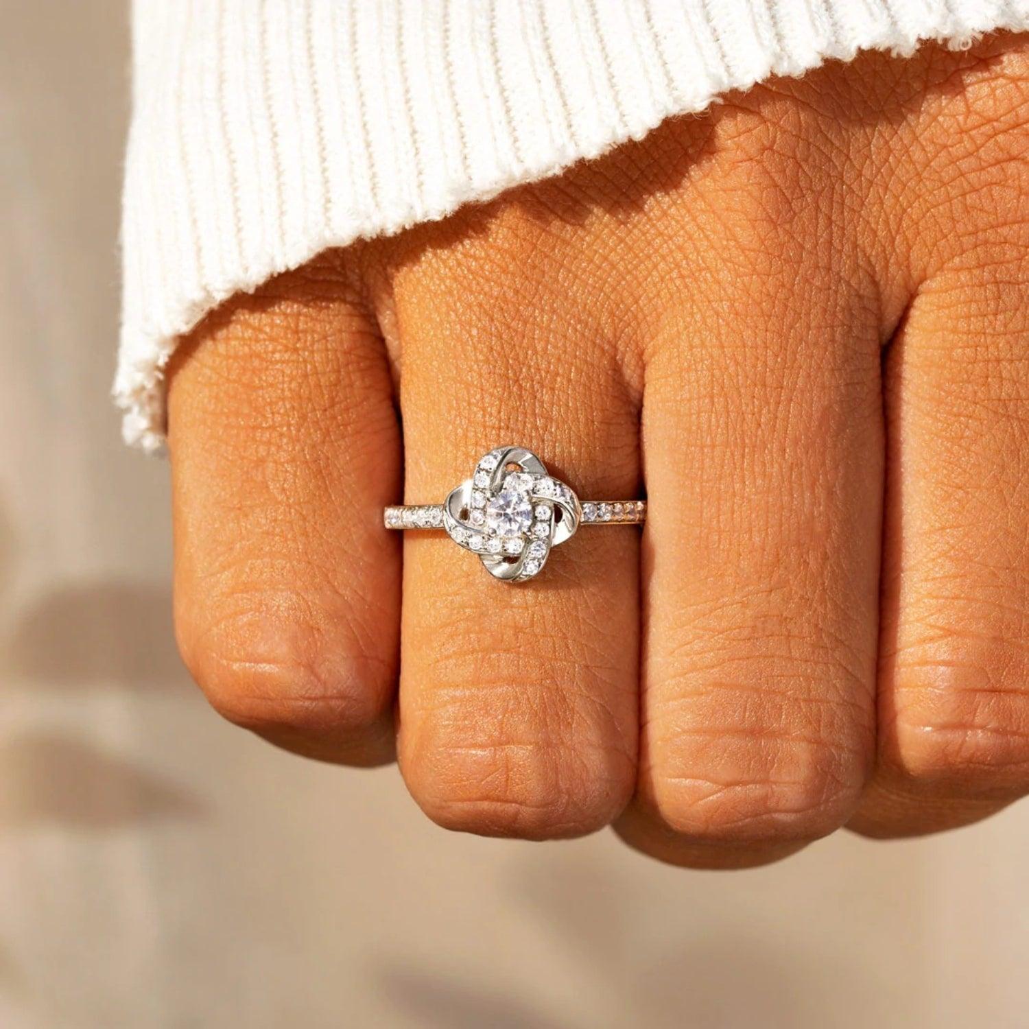 925 Sterling Silver Inlaid Zircon Ring Silver