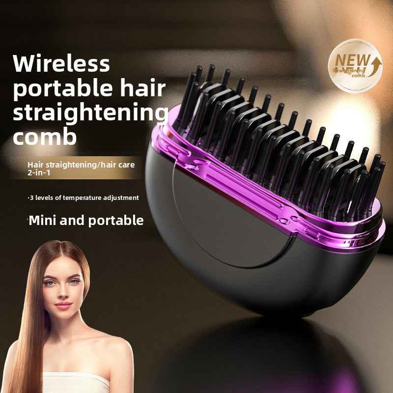 Hair Straightener and Curler Mini Rechargeable, Wireless & Portable