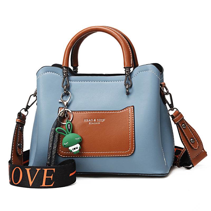 New Fashionable Portable Large Capacity Women Bag - PU Messenger Crossbody Shoulder Bag