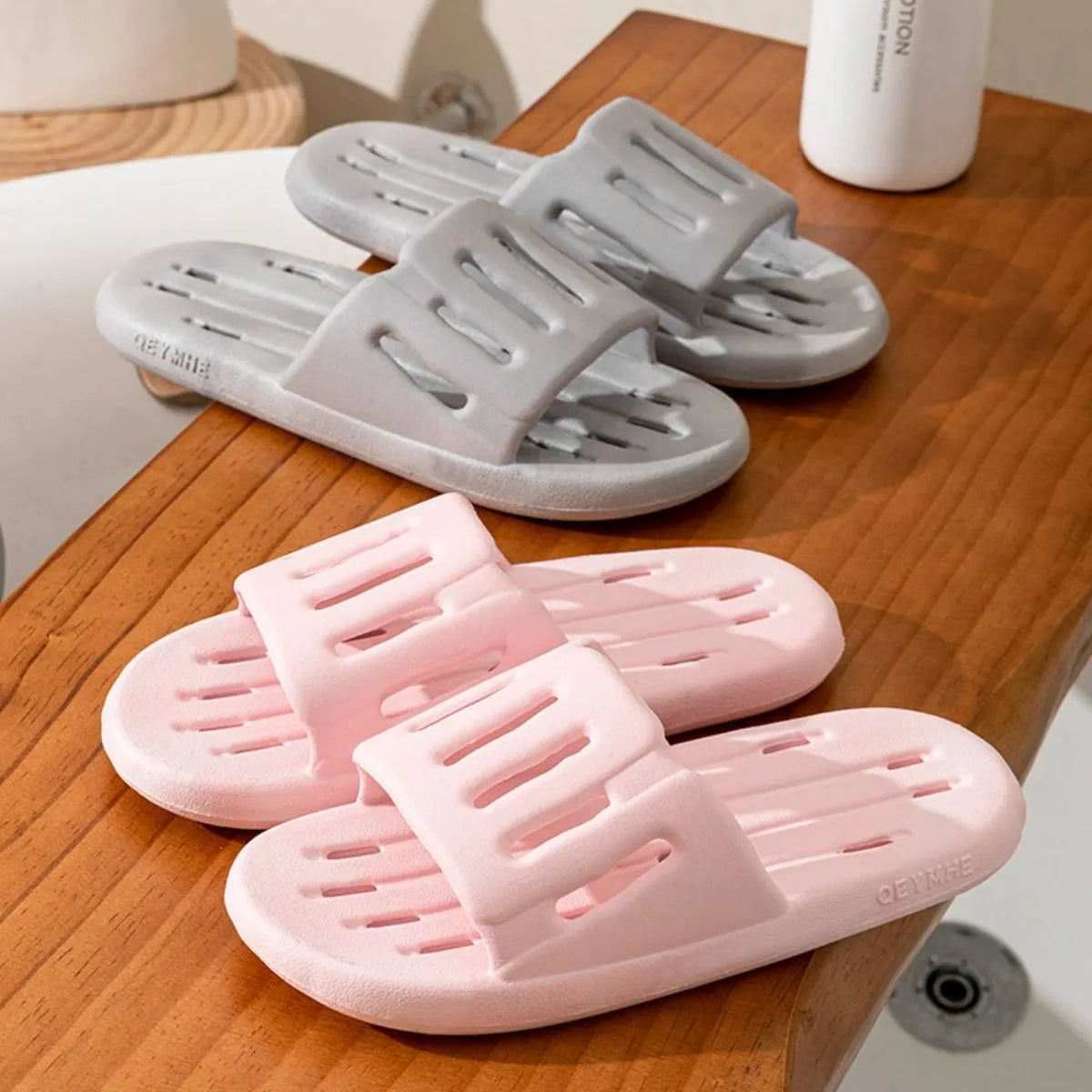 Open Toe Platform Slippers