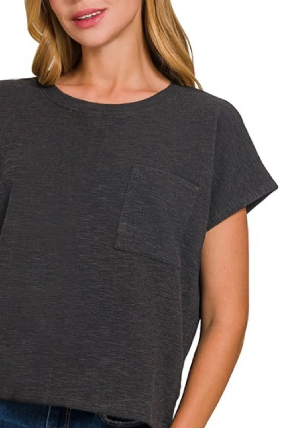 Zenana Round Neck Short Sleeve T-Shirt