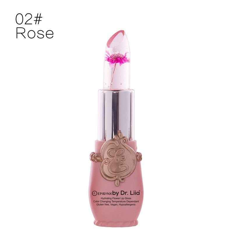Lip Gloss - Hydrating Lip Butter, Lip Balm rose flower #2