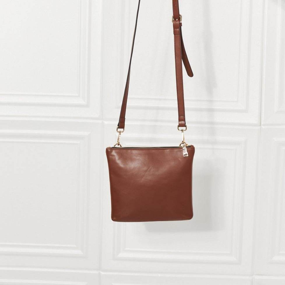 All Day, Everyday Women Handbag - Pebbled Vegan Leather Shoulder Bag Adjustable Strap - Nicole Lee USA