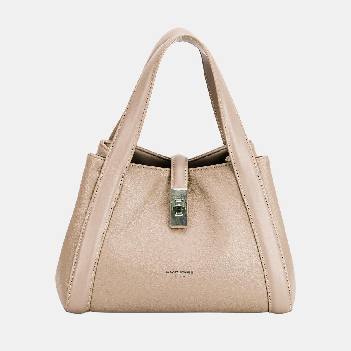David Jones PU Leather Bucket Bag Natural One Size