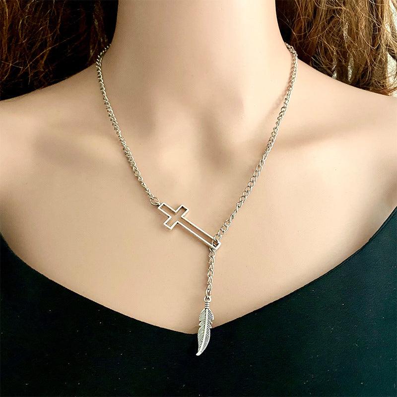 Cross Chain Necklace Style A One Size