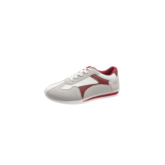 Round Toe Flats Sneakers Red