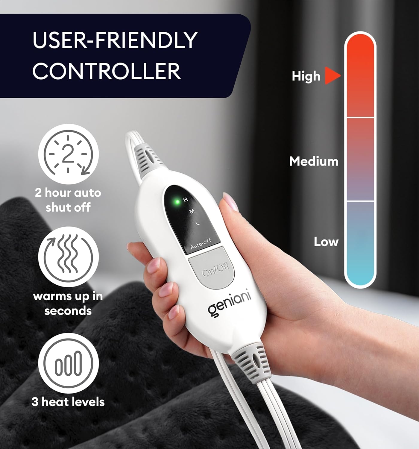 Heating Pad XL, Black