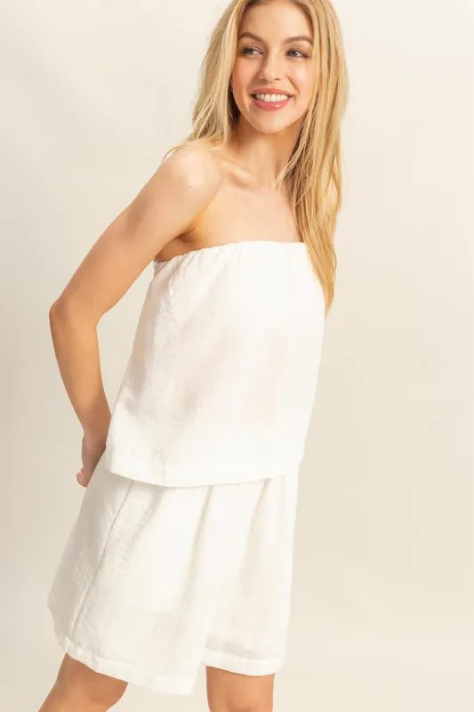 HYFVE Tube Top and Flowy Shorts Set