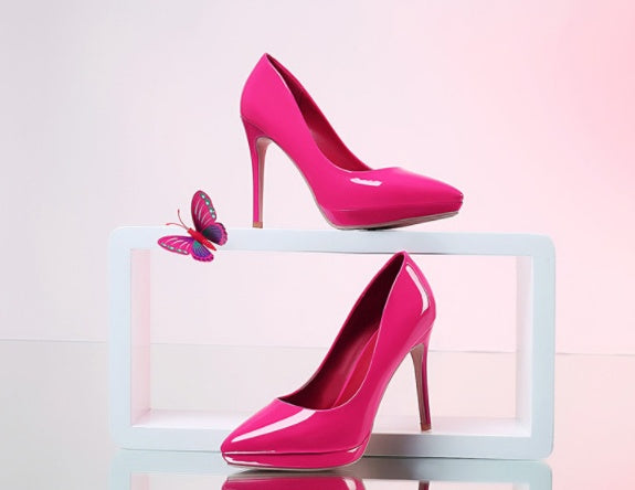 Stiletto pointed high heels See size chart under “more details”