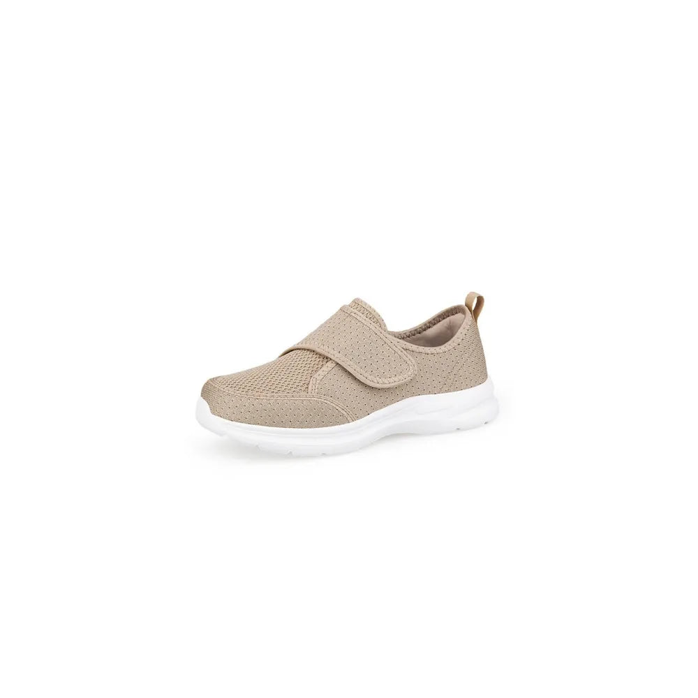 Round Toe Flats Sneakers Khaki