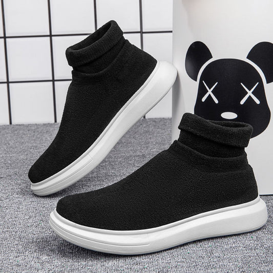 Round Toe Platform Sneakers