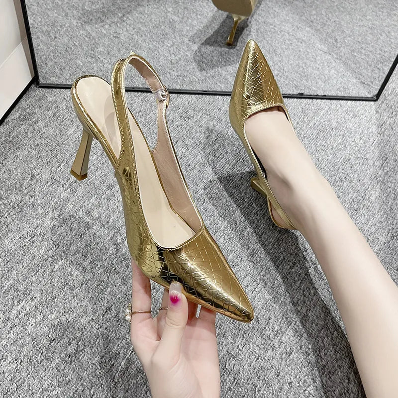 Point Toe Kitten Heels Pumps