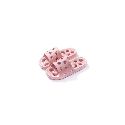 Round Toe Flats Slippers Apricot