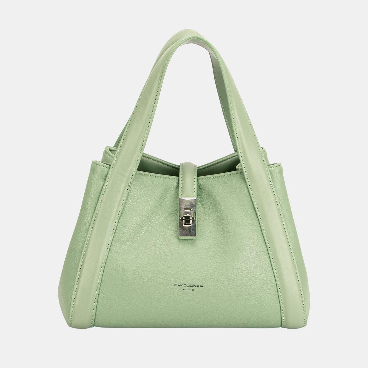 David Jones PU Leather Bucket Bag L.Green One Size