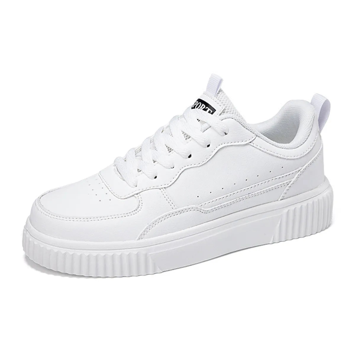 Lace Up Contrast Platform Sneakers