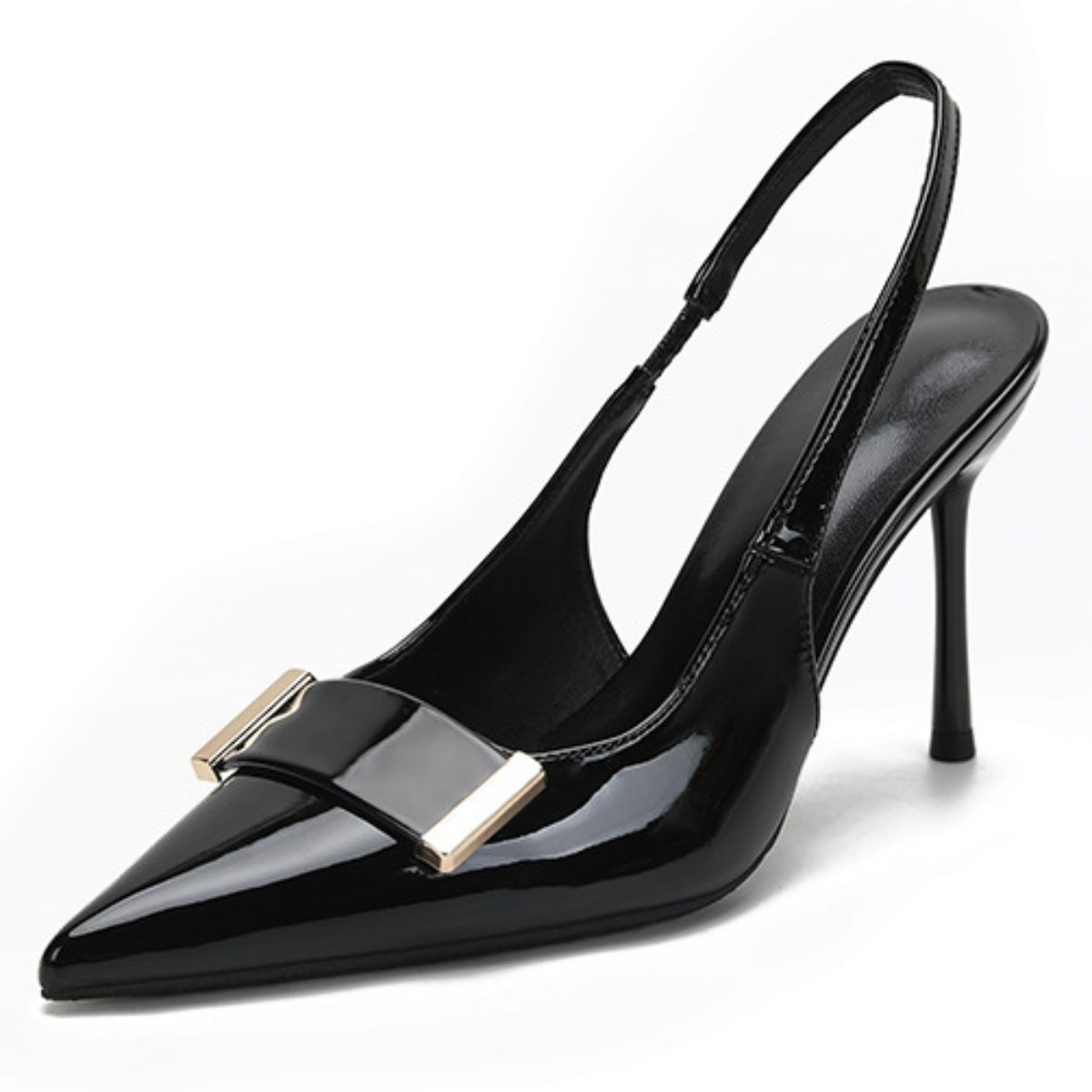 Point Toe Stiletto Slingback Pumps