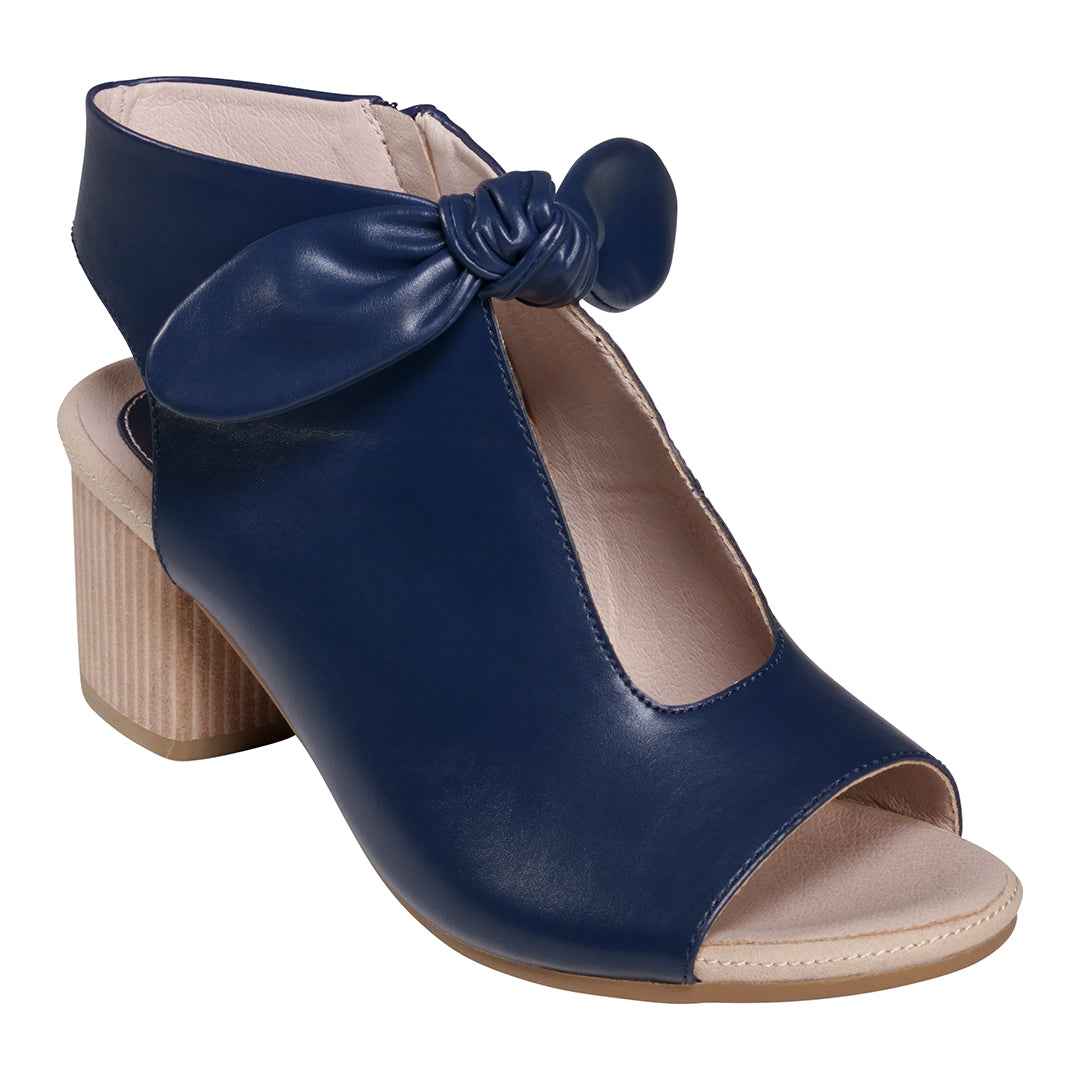 Women's Kimora Navy Heeled Sandals