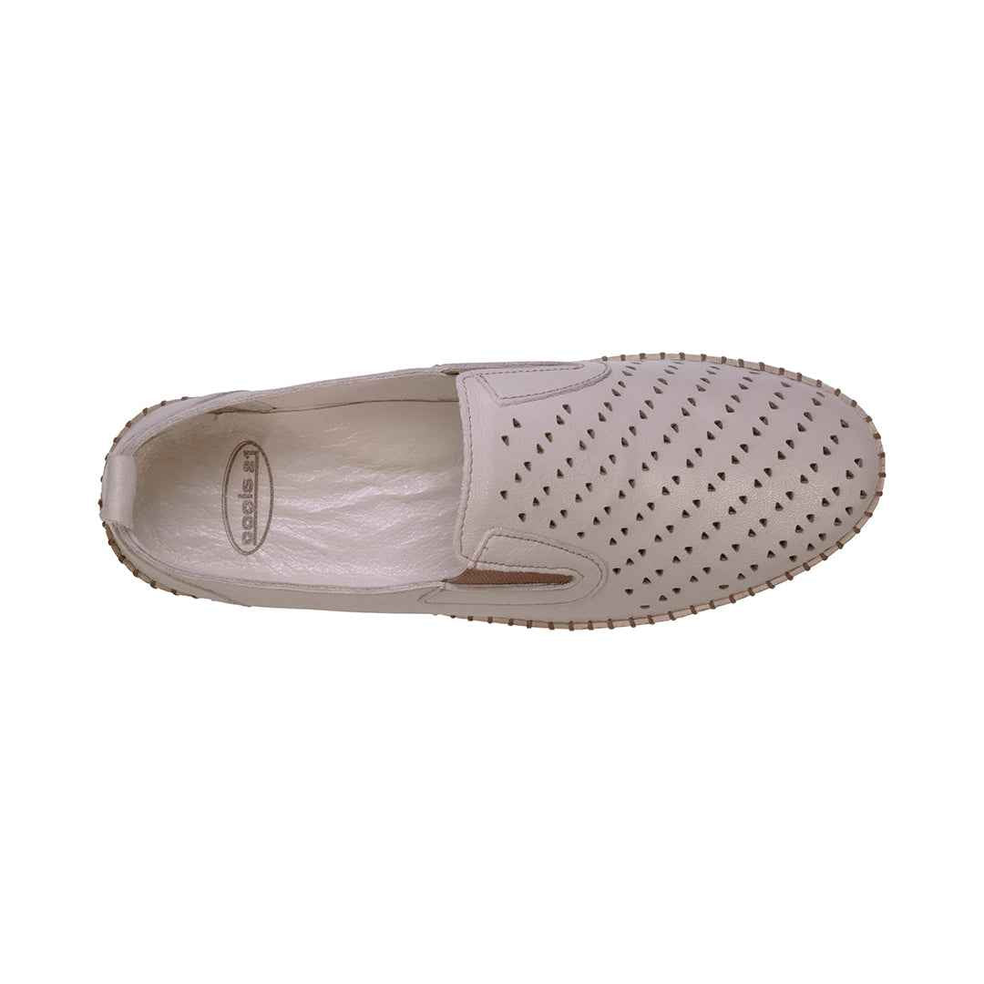 Amillie Ice Perforated Leather Flats