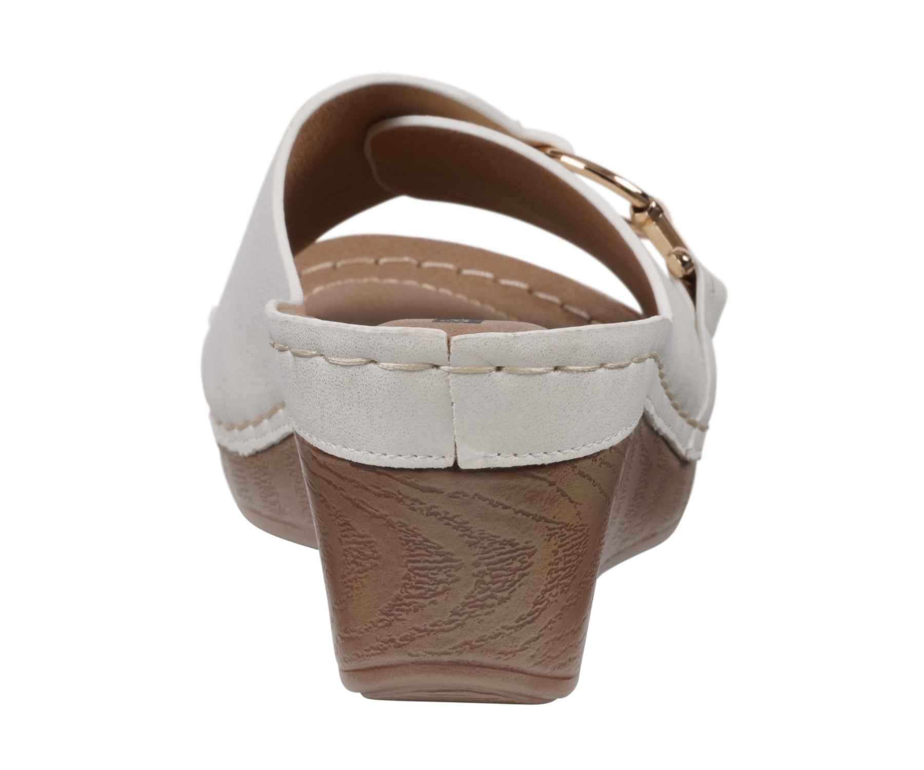 Women's Bay White Wedge Sandals
