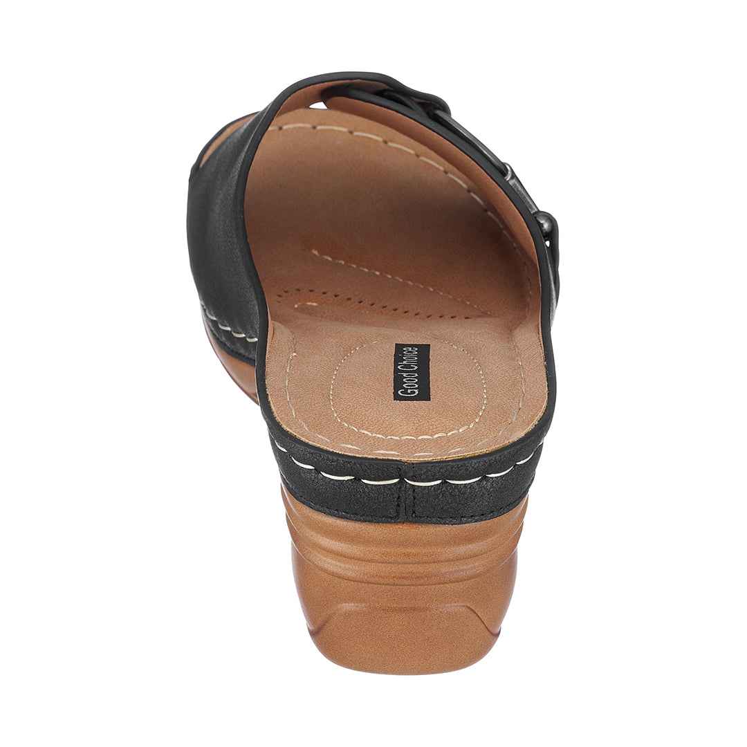 Women's Bay Black Wedge Sandals