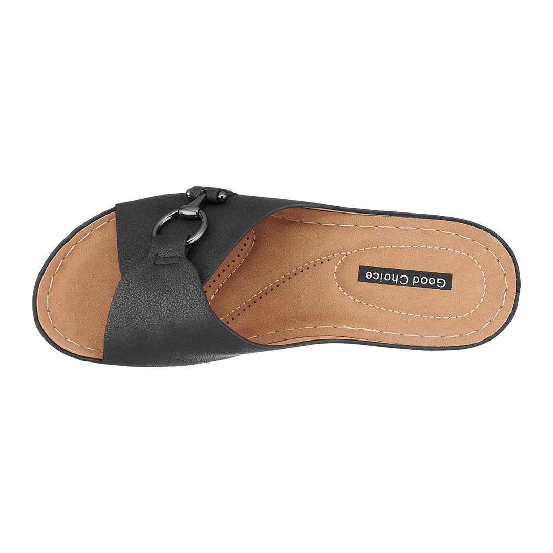Women's Bay Black Wedge Sandals