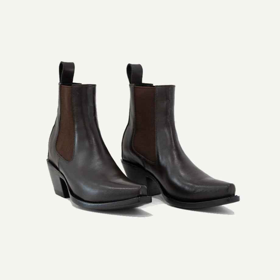 The Sandra Boot in Chocolate Brown