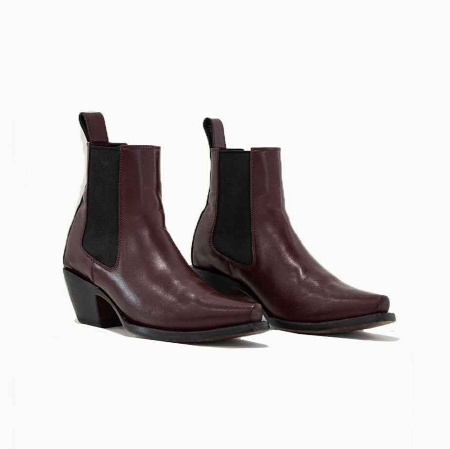 The Sandra Boot in Burgundy