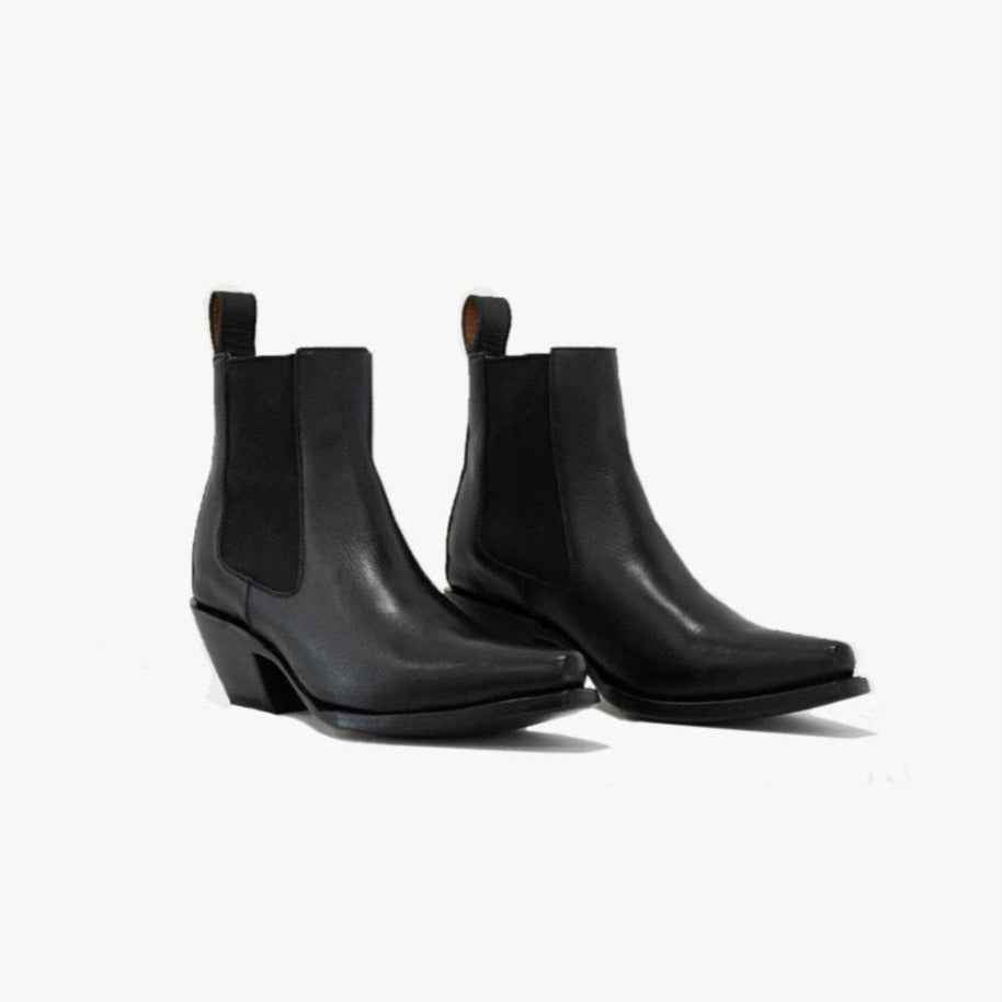 The Sandra Boot in Matte Black
