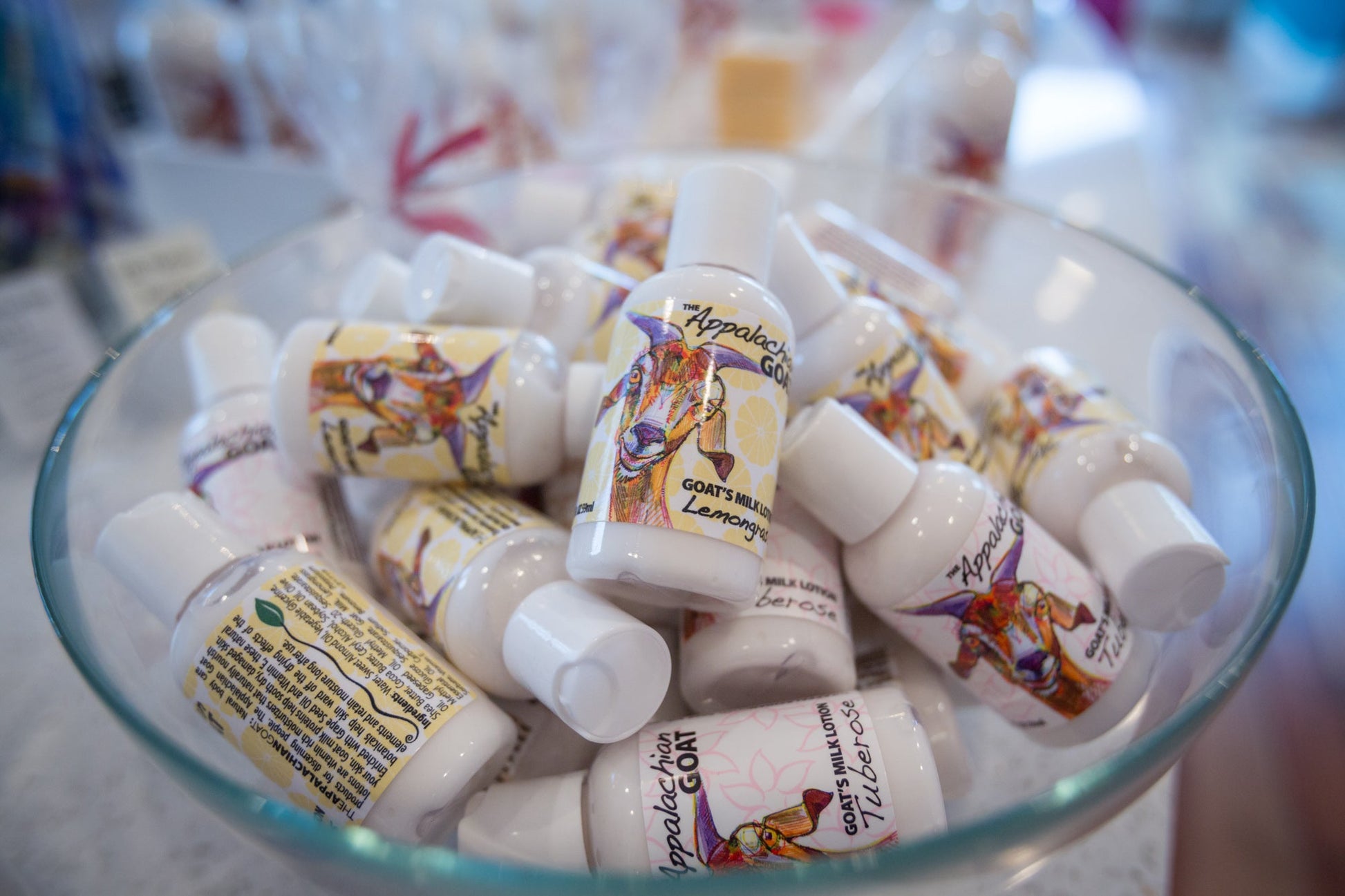 LEMONGRASS GOATS MILK LOTION 16 oz. or 2 oz.