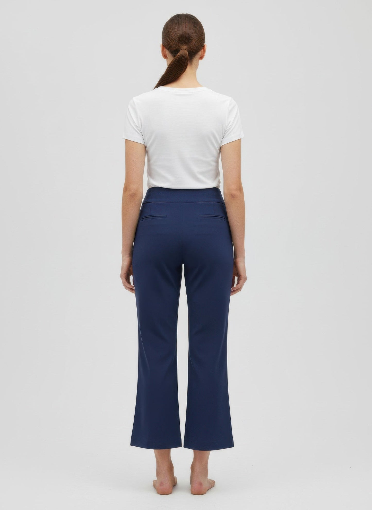 Solid Pull On Pants
