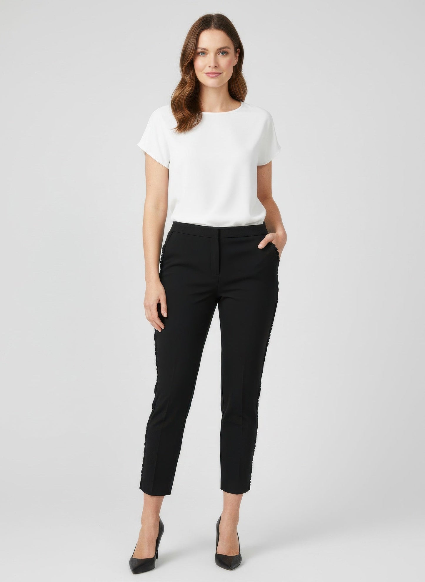 Zac & Rachel Solid Ankle Pants