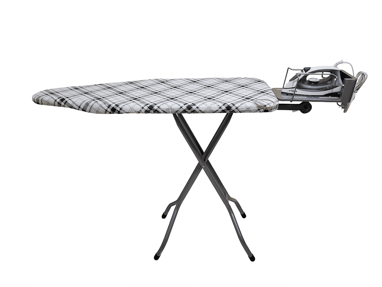 XQiZiT Ironing Board with an Adjustable Iron Holder Stand and Steam-Saving Technology