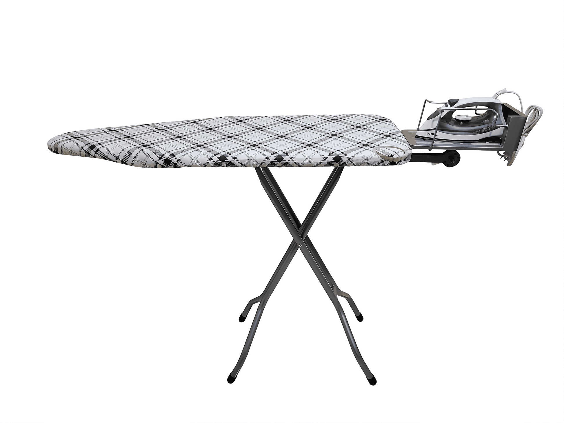 XQiZiT Ironing Board with an Adjustable Iron Holder Stand and Steam-Saving Technology