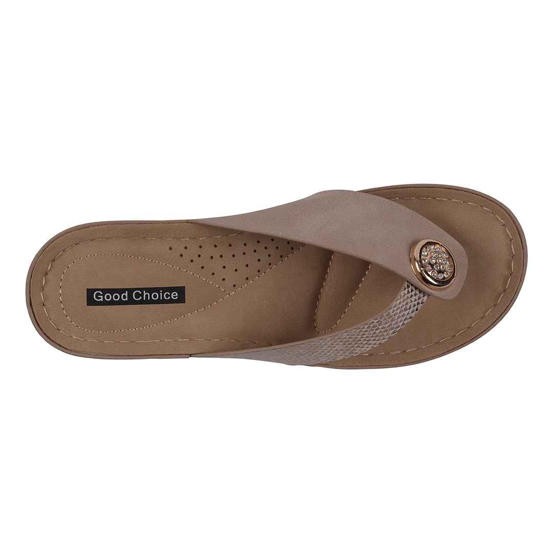 Women's Dafni Gold Wedge Sandals