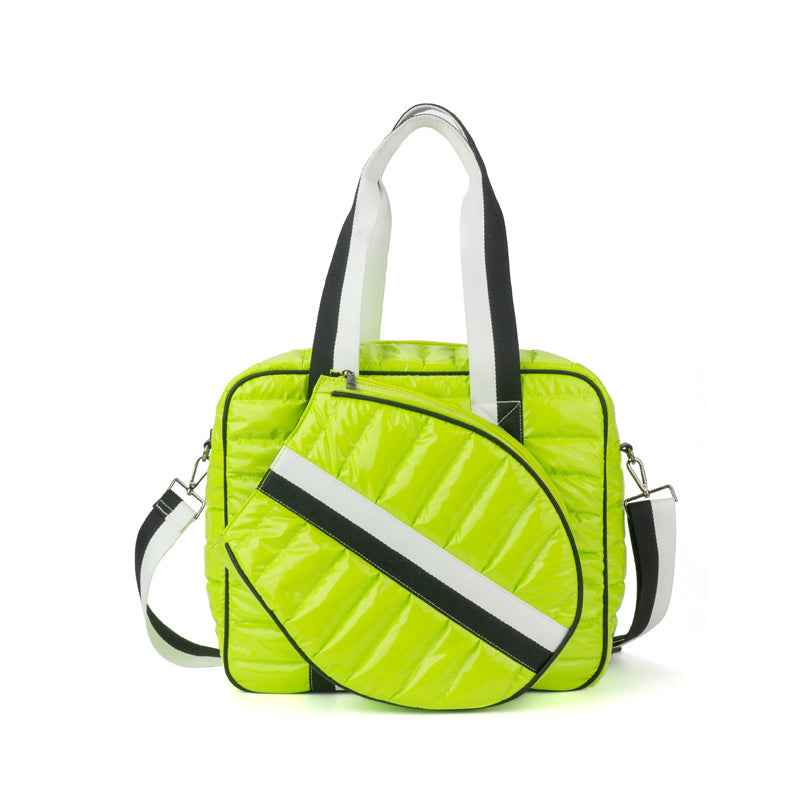 The Brooke | Tennis Puffer Duffel Sport Bag | 6 Colors Citron