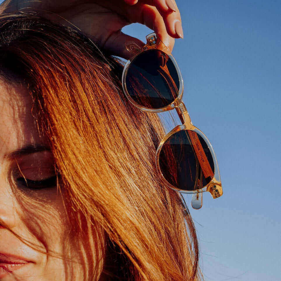 Ganges - Unisex Wood and Bio Acetate Sunglasses