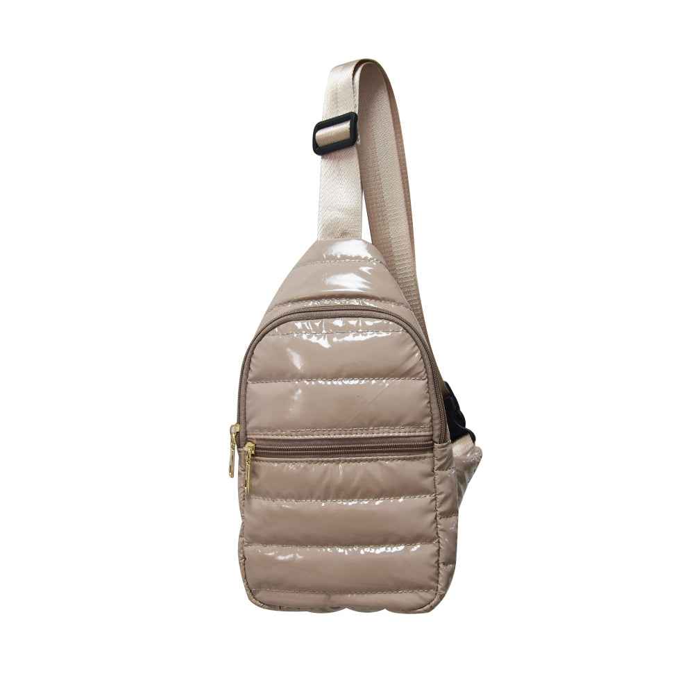 The Perry | Puffer Sling Bag Khaki