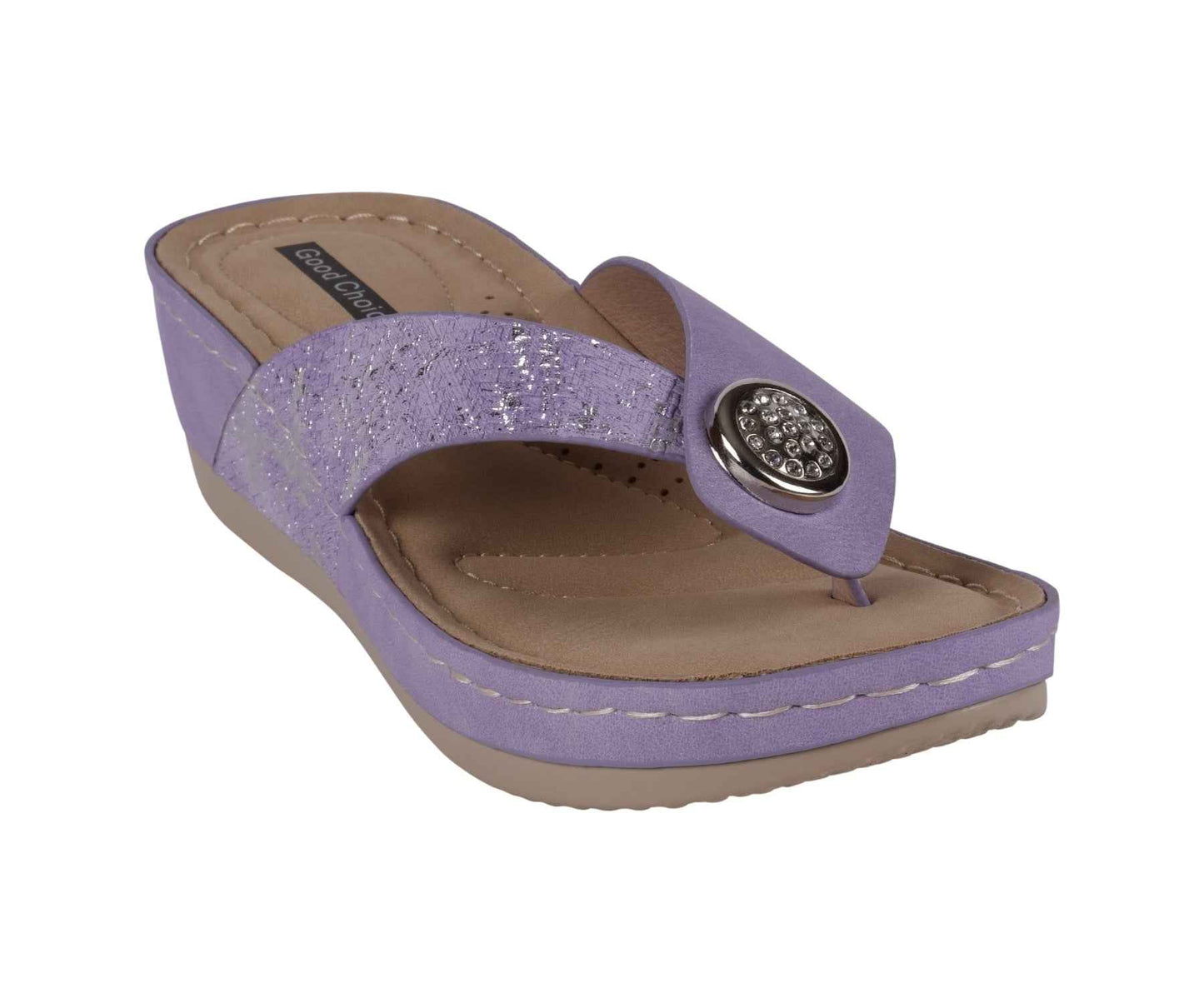 Women's Dafni Lilac Wedge Sandals