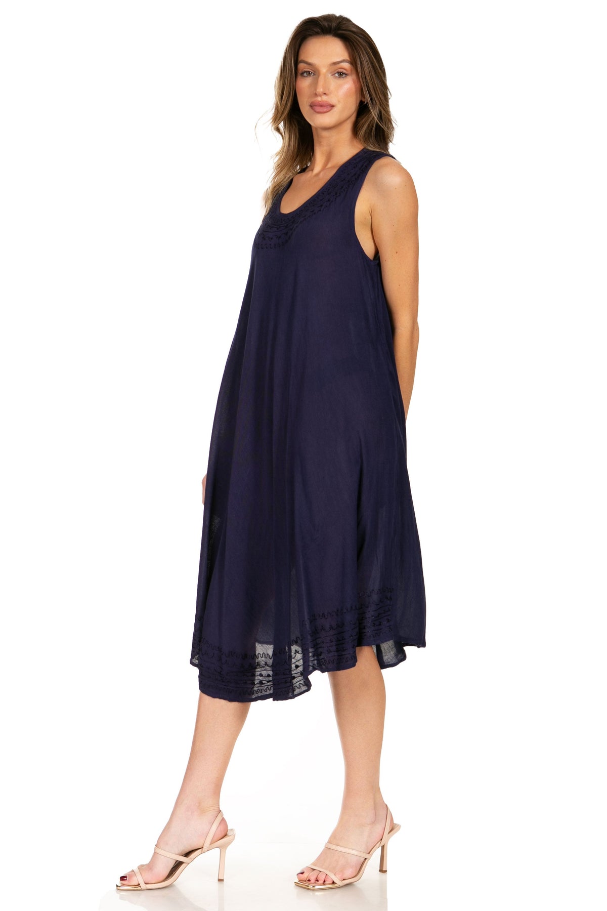 Sakkas Everyday Essentials Caftan Tank Dress / Cover Up